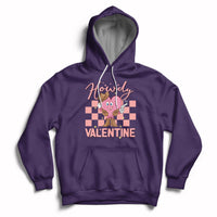 Howdy Valentine Funny Valentine's Day Cowboy Heart Groovy Hoodie - Wonder Print Shop