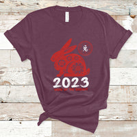 Year Of The Rabbit Yin Yang Happy Chinese New Year 2023 T Shirt - Wonder Print Shop