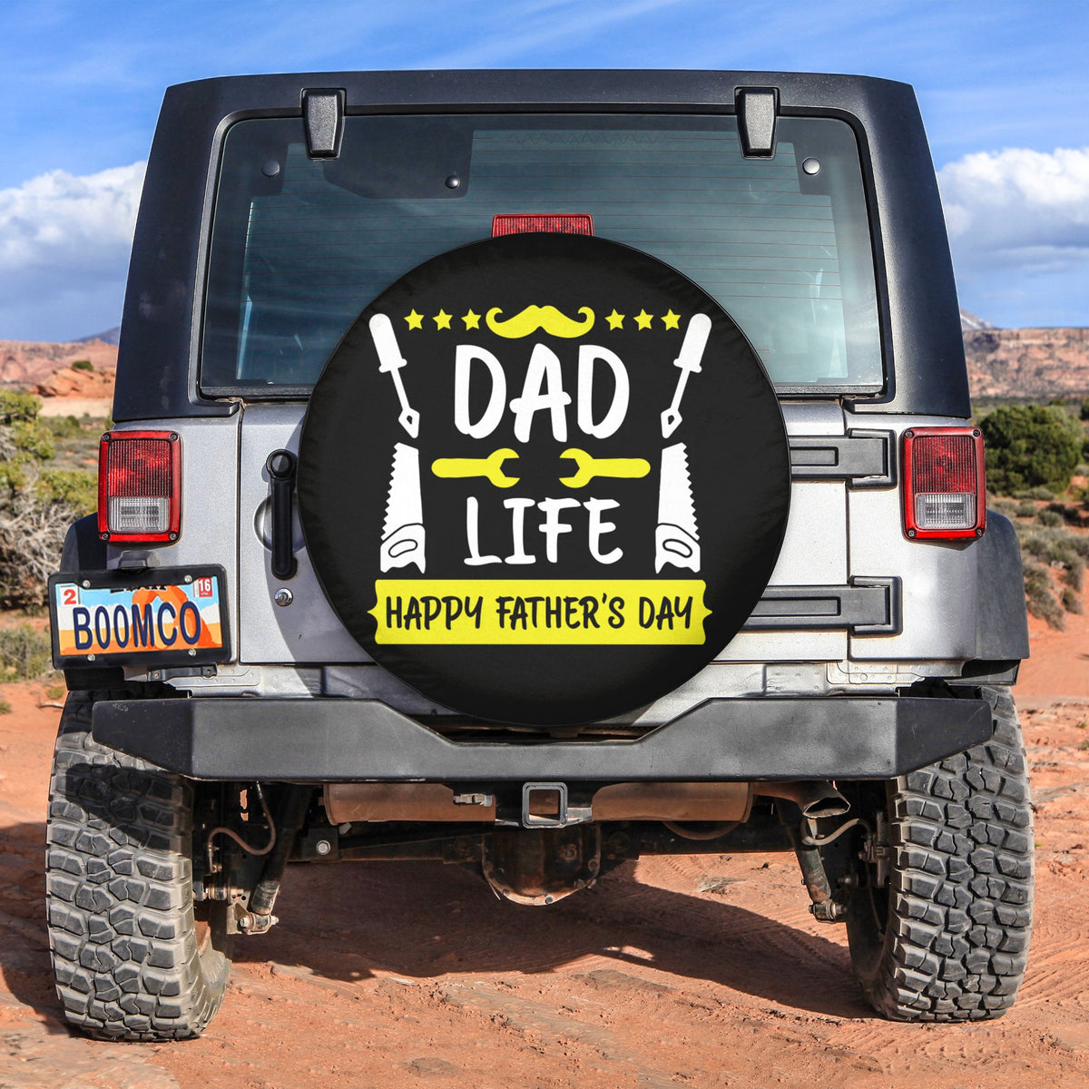 Father's Day Tire Covers - Dad Life Happy Father's Day Spare Tire Cover NO.13 LT8 - Wonder Print Shop
