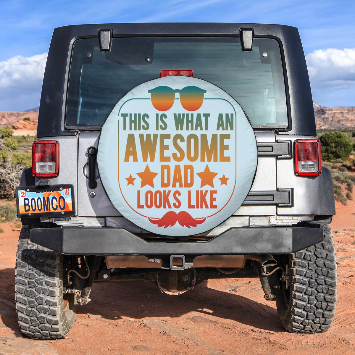 Father's Day Tire Covers - This Is What An Awesome Dad Looks Like Spare Tire Cover NO.133 LT8 - Wonder Print Shop