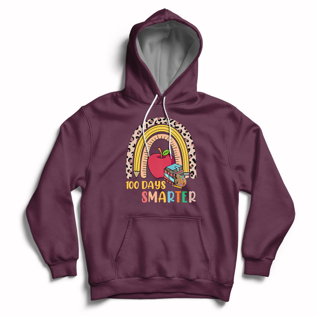 Vintage 100 Days Of School Y'all 100 Days Smarter Students Hoodie - Wonder Print Shop