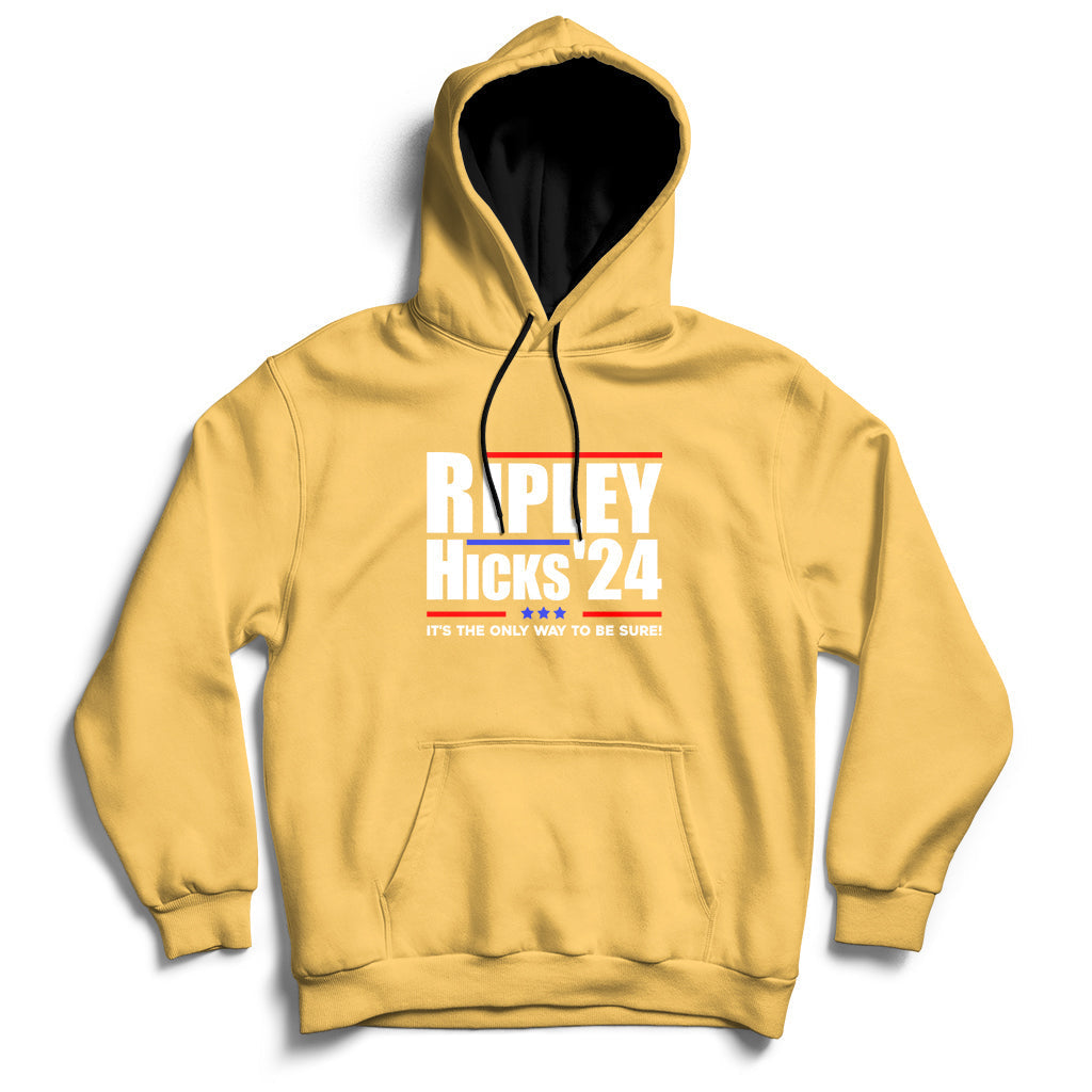 Ripley Hicks 2024 It's The Only Way To Be Sure Political Hoodie - Wonder Print Shop
