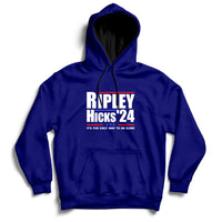 Ripley Hicks 2024 It's The Only Way To Be Sure Political Hoodie - Wonder Print Shop