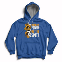 Groovy Surviving Purely Out Of Spite A Humorous Funny Joke Hoodie - Wonder Print Shop
