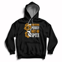Groovy Surviving Purely Out Of Spite A Humorous Funny Joke Hoodie - Wonder Print Shop
