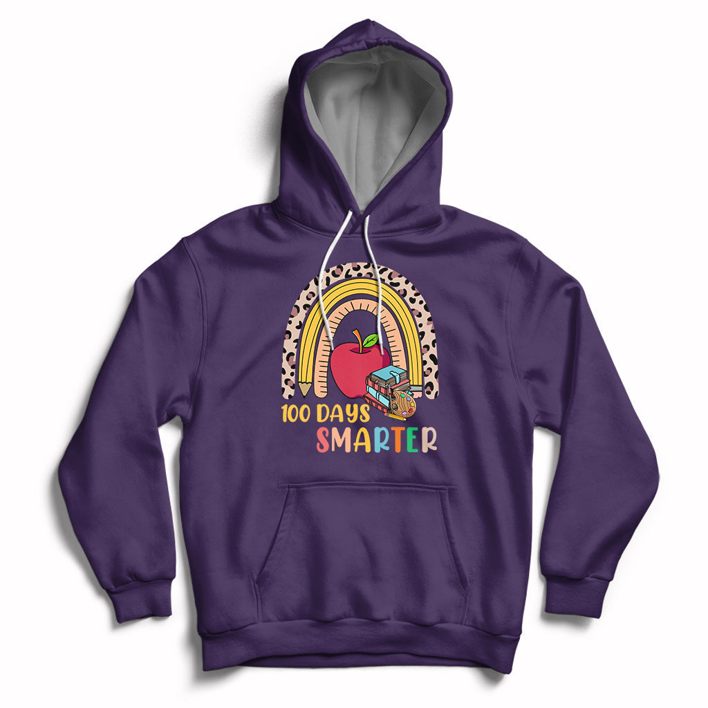 Vintage 100 Days Of School Y'all 100 Days Smarter Students Hoodie - Wonder Print Shop