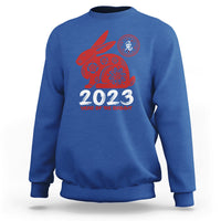 Year Of The Rabbit Yin Yang Happy Chinese New Year 2023 Sweatshirt - Wonder Print Shop