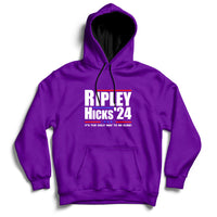Ripley Hicks 2024 It's The Only Way To Be Sure Political Hoodie - Wonder Print Shop