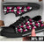 Pink Skull Low Top Canvas Shoes Low Top Shoes