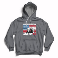 Washington Adams 1789 American Patriots Presidents Day US History US Pride Political Hoodie - Wonder Print Shop