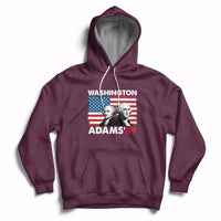 Washington Adams 1789 American Patriots Presidents Day US History US Pride Political Hoodie - Wonder Print Shop