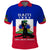 Custom Haiti Polo Shirt Negre Marron With Haitian Flag LT14