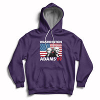 Washington Adams 1789 American Patriots Presidents Day US History US Pride Political Hoodie - Wonder Print Shop