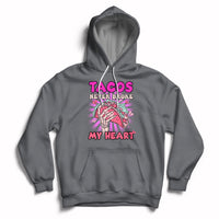 Tacos Never Broke My Heart Tacos Lover Funny Anti Valentine Hoodie - Wonder Print Shop