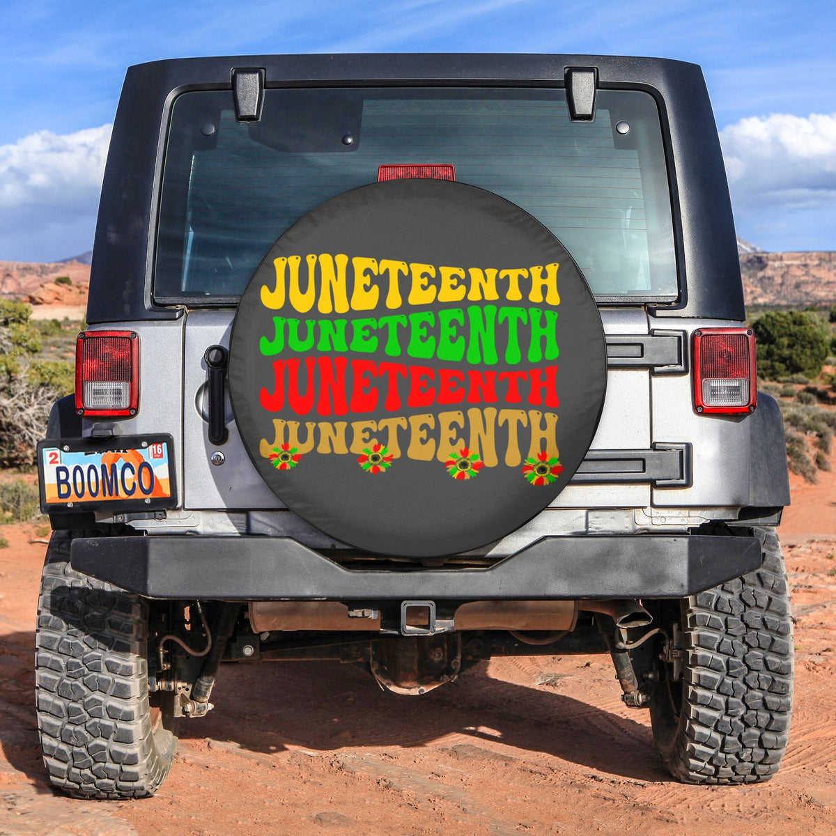 African Tire Covers - Juneteenth Spare Tire Cover NO.140 LT8 - Wonder Print Shop