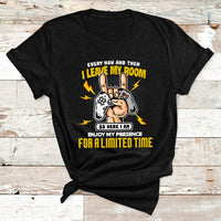 Every Now And Then I Leave My Room Funny Gaming Gamer T Shirt - Wonder Print Shop