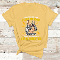 Every Now And Then I Leave My Room Funny Gaming Gamer T Shirt - Wonder Print Shop