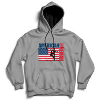 Lineman American Flag Shirt Electric Cable Lineman Gift Hoodie - Wonder Print Shop