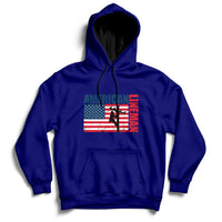Lineman American Flag Shirt Electric Cable Lineman Gift Hoodie - Wonder Print Shop