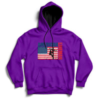 Lineman American Flag Shirt Electric Cable Lineman Gift Hoodie - Wonder Print Shop