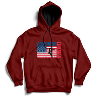 Lineman American Flag Shirt Electric Cable Lineman Gift Hoodie - Wonder Print Shop