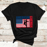 Lineman American Flag Shirt Electric Cable Lineman Gift T Shirt - Wonder Print Shop