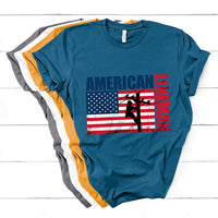 Lineman American Flag Shirt Electric Cable Lineman Gift T Shirt - Wonder Print Shop