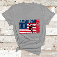 Lineman American Flag Shirt Electric Cable Lineman Gift T Shirt - Wonder Print Shop