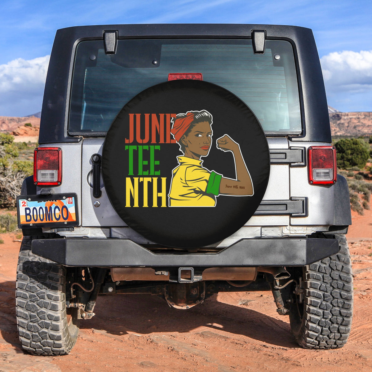 African Tire Covers - Juneteenth Spare Tire Cover Black Woman Style NO.156 LT8 - Wonder Print Shop