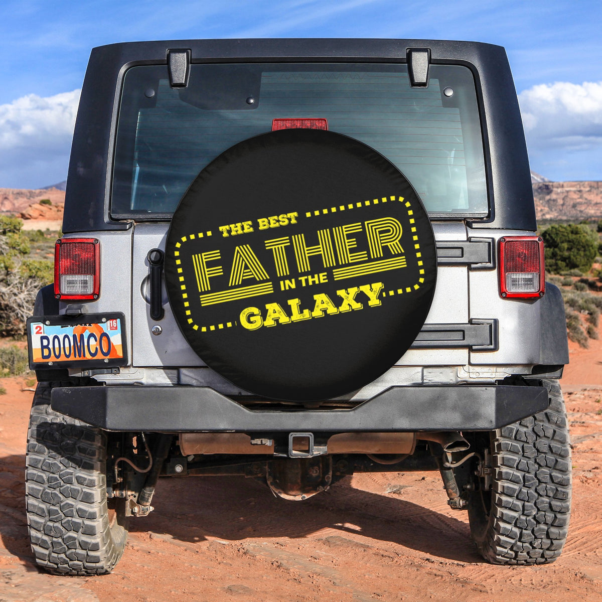 Father's Day Tire Covers - The Best Father In The Galaxy Spare Tire Cover NO.156 LT8 - Wonder Print Shop