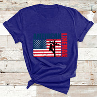 Lineman American Flag Shirt Electric Cable Lineman Gift T Shirt - Wonder Print Shop