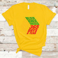 Believe Achieve Succeed Black History Month Proud African T-Shirt - Wonder Print Shop