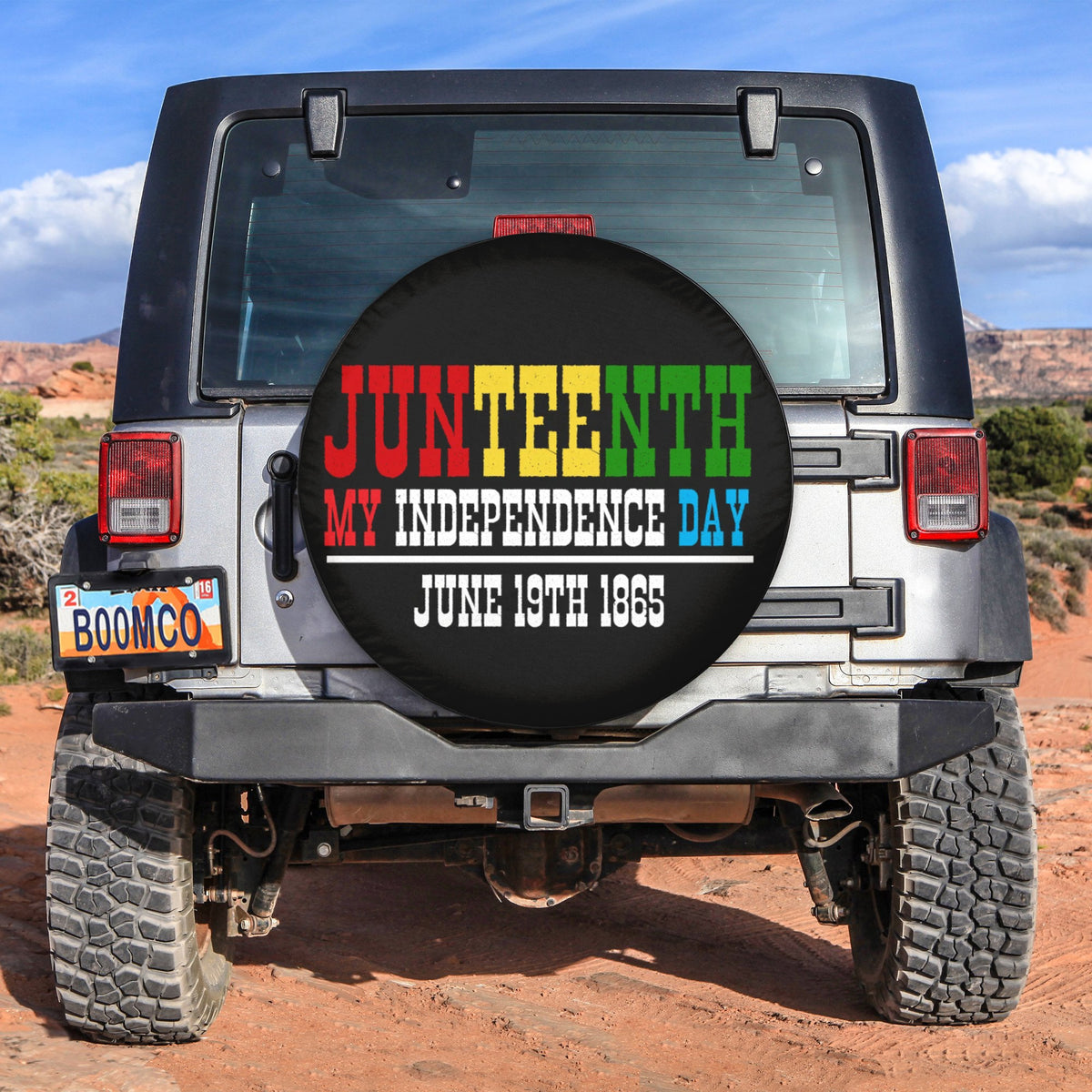 African Tire Covers - Juneteenth Spare Tire Cover My Independence Day NO.159 LT8 - Wonder Print Shop