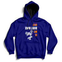 Upside Down Is My Dirt Bike Ok Shirt For Dirt Bikers Hoodie - Wonder Print Shop