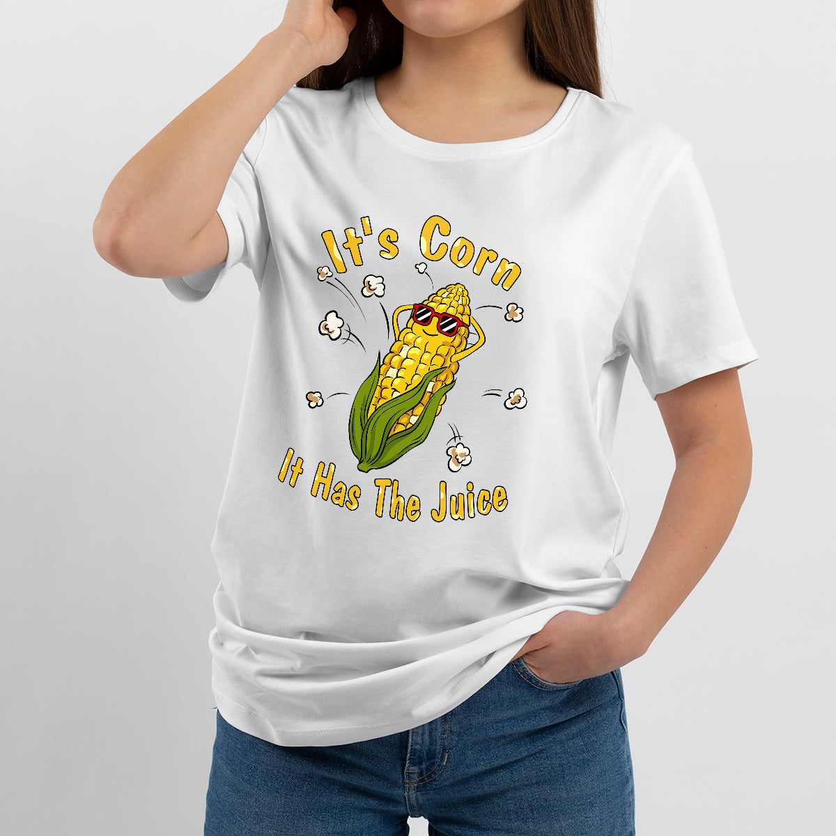 It's Corn It Has The Juice Cute Corn Funny Saying, Corn Funny T Shirt - Wonder Print Shop