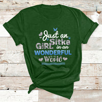 Just An Girl Sitka In An Wonderful World T Shirt - Wonder Print Shop