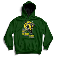 Support Your Pole Dancer Utility Electric Lineman Hoodie - Wonder Print Shop
