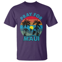 Pray For Maui Maui Strong Hawaii Strong Retro T Shirt - Wonder Print Shop