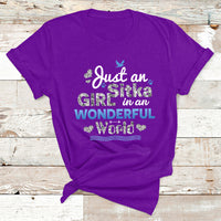 Just An Girl Sitka In An Wonderful World T Shirt - Wonder Print Shop