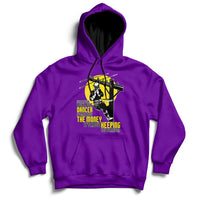 Support Your Pole Dancer Utility Electric Lineman Hoodie - Wonder Print Shop