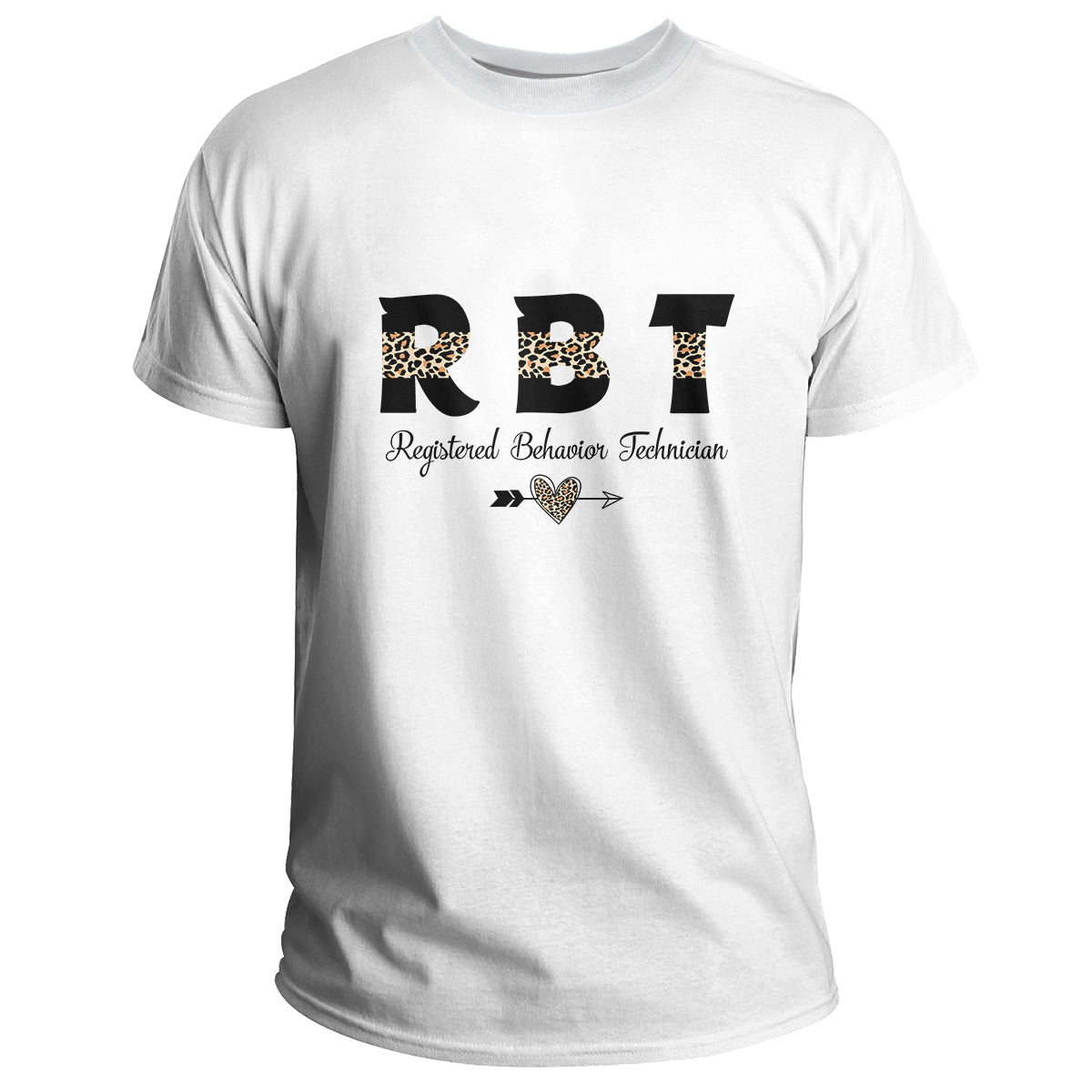 RBT Registered Behavior Technican ABA Leopard, RBT T Shirt - Wonder Print Shop