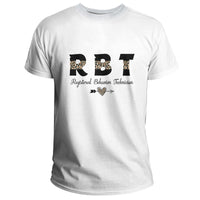 RBT Registered Behavior Technican ABA Leopard, RBT T Shirt - Wonder Print Shop