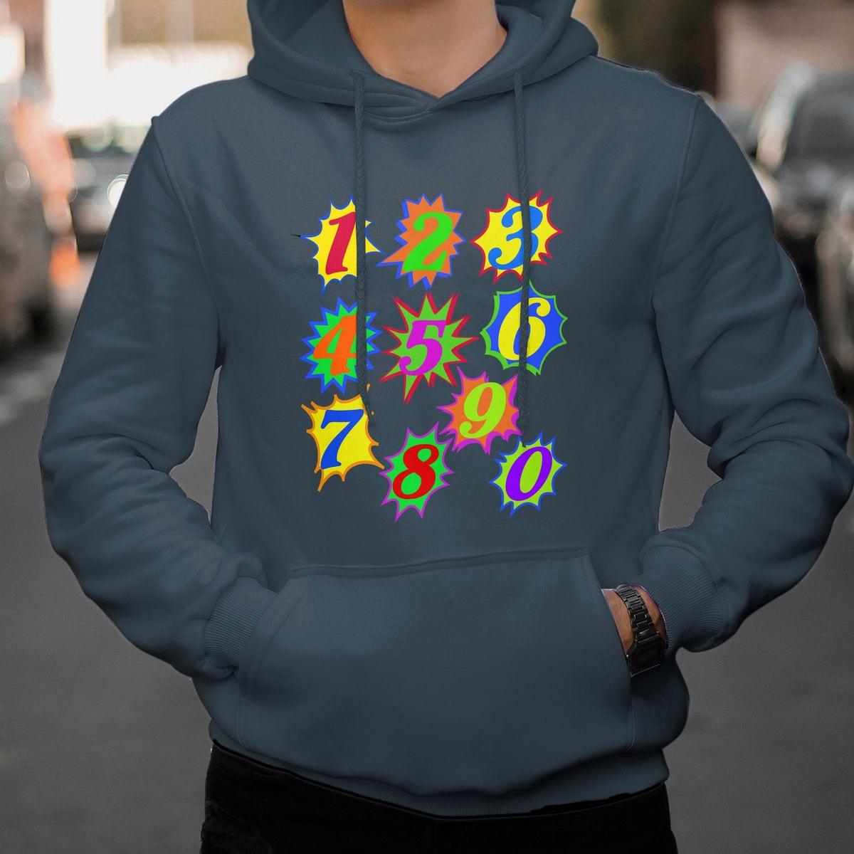 Number Day Math Day Numbers Costume Let's Have Fun With The Numbers Hoodie - Wonder Print Shop