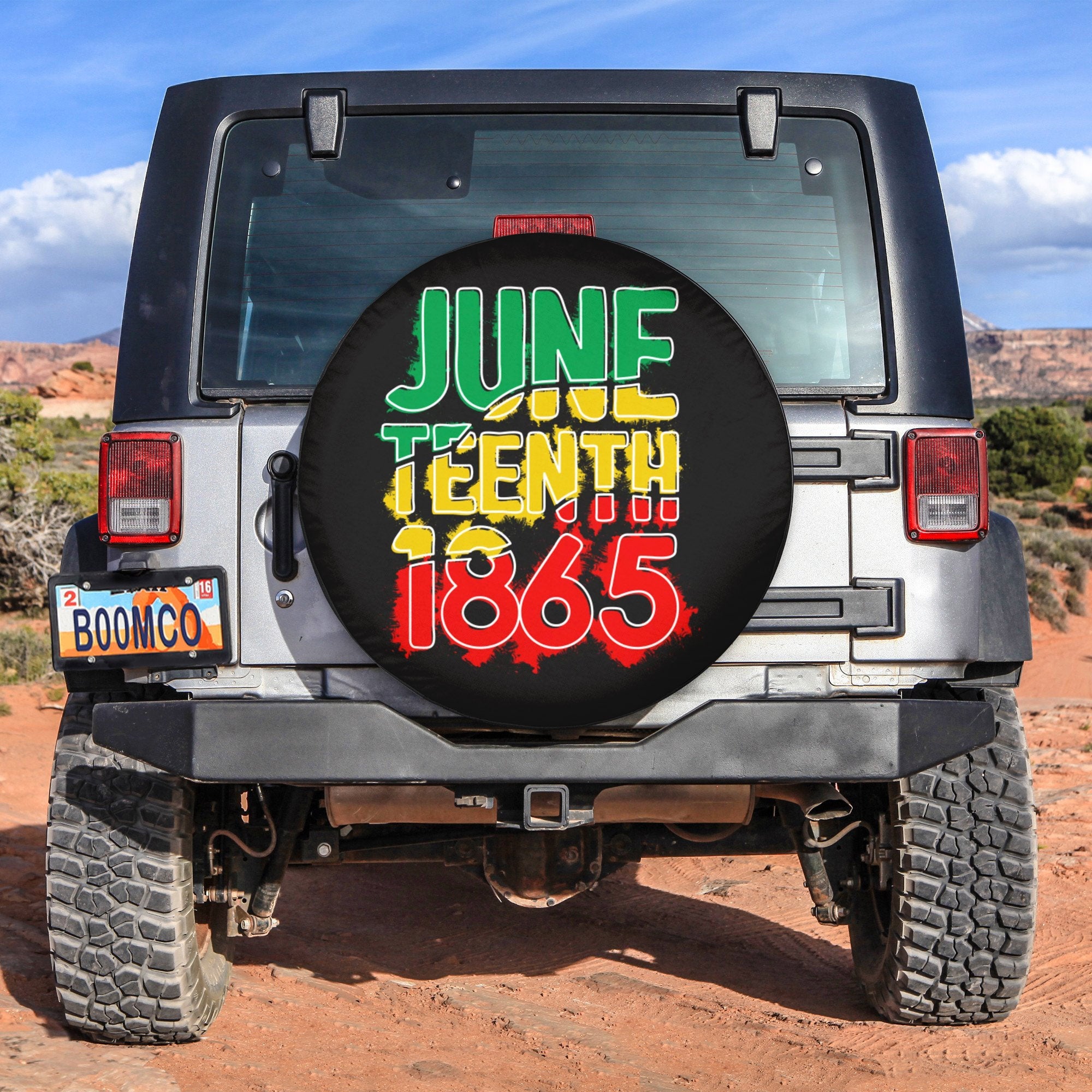 African Tire Covers - Juneteenth Spare Tire Cover 1865 Unique Style NO.163 LT8 - Wonder Print Shop
