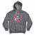 Messy Bun Skeleton No Valetine No Problem Anti Valentines Hoodie - Wonder Print Shop