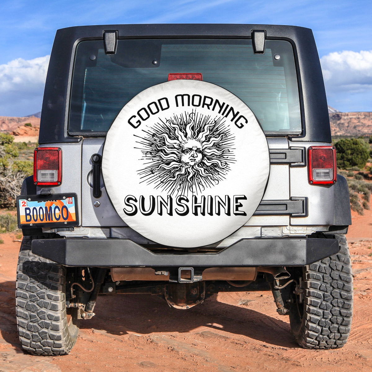 Father's Day Tire Covers - Good Morning Sunshine Spare Tire Cover NO.163 LT8 - Wonder Print Shop