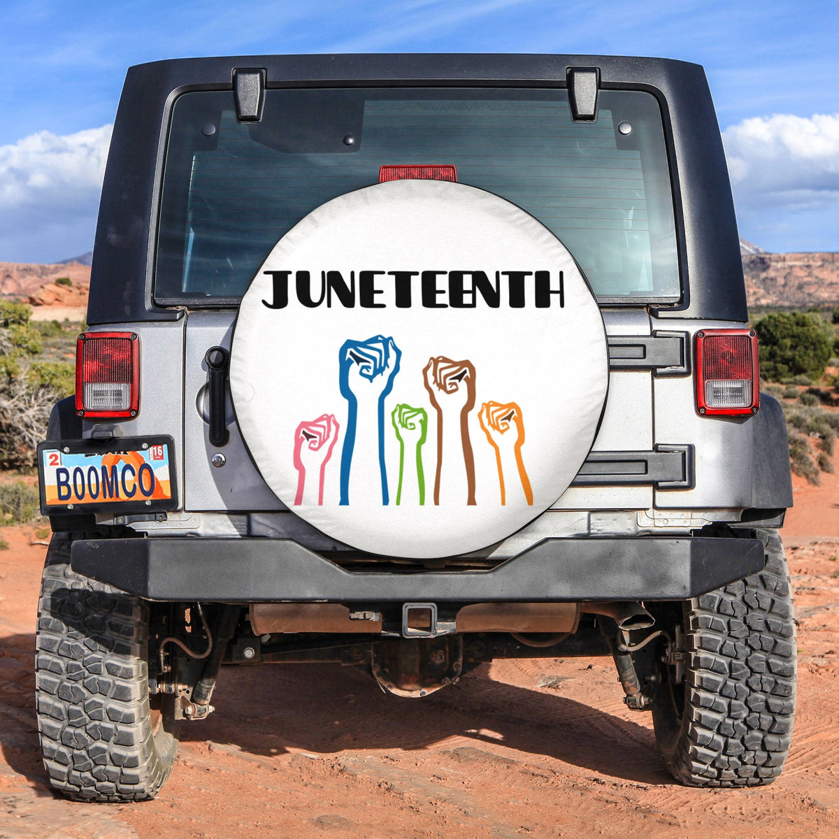 African Tire Covers - Juneteenth Spare Tire Cover NO.165 LT8 - Wonder Print Shop