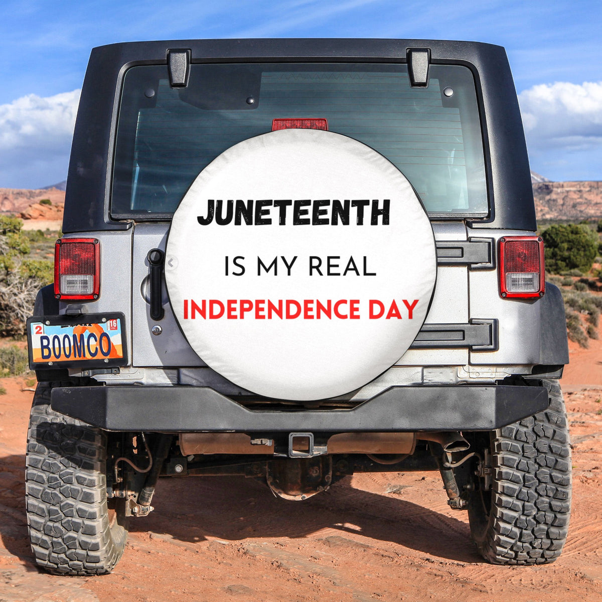 African Tire Covers - Juneteenth Spare Tire Cover Juneteenth Is My Real Independence Day NO.167 LT8 - Wonder Print Shop