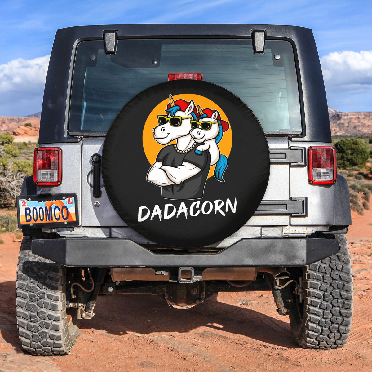 Father's Day Tire Covers - Dadacorn Spare Tire Cover NO.168 LT8 - Wonder Print Shop