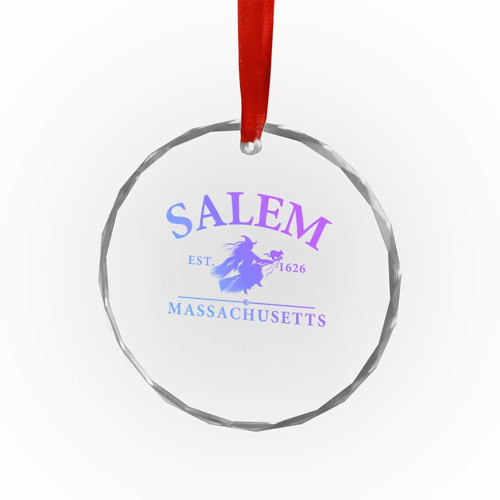 1692 They Missed One Crystal Glass Ornament Halloween Salem Witch Trials - Wonder Print Shop